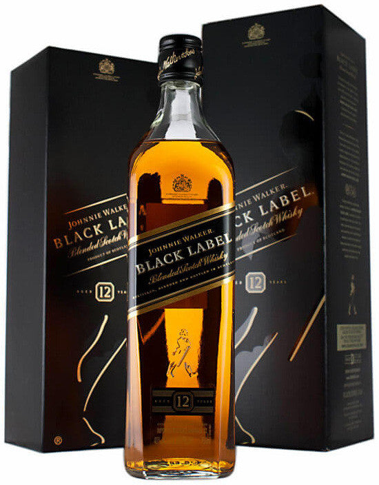 JOHNNIE WALKER SCOTCH BLENDED BLACK LABEL 750 – The Wine & Spirits
