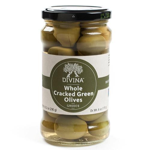 Divinia Cracked Green Olives