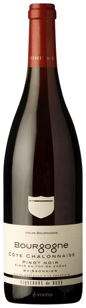 Vignerons de Buxy Buissonnier Cote Chalonnaise Bourgogne Rouge