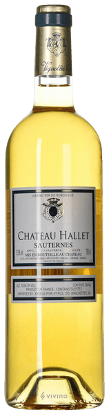 Grand Vin Hallet Sauternes