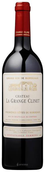 Chateau La Grange Clinet Cotes De Bordeaux Rouge