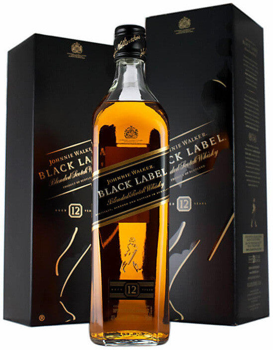 Johnnie Walker Scotch Blended Black Label 750ml